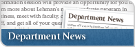 Department News