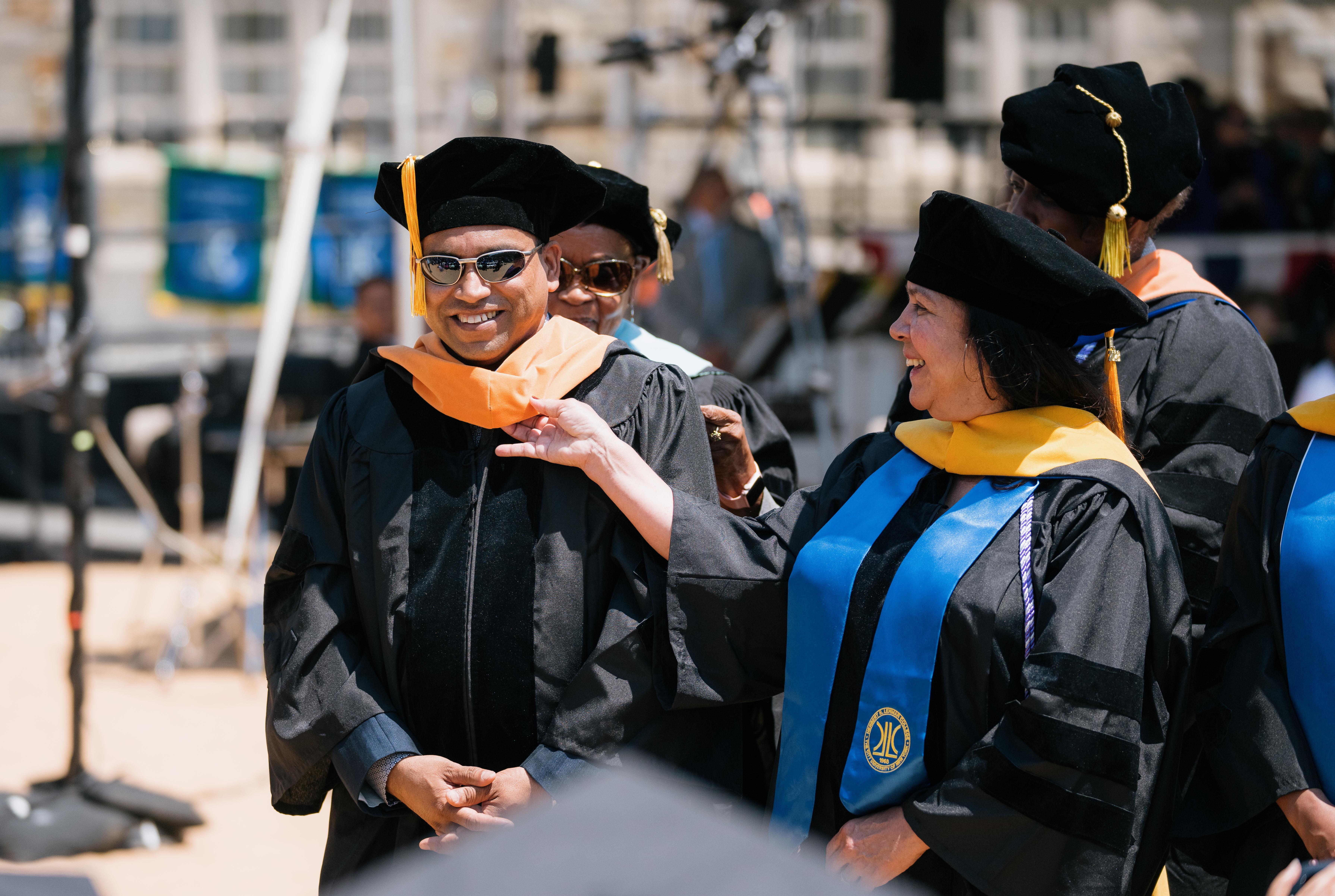 Doctoral Students on commencement
