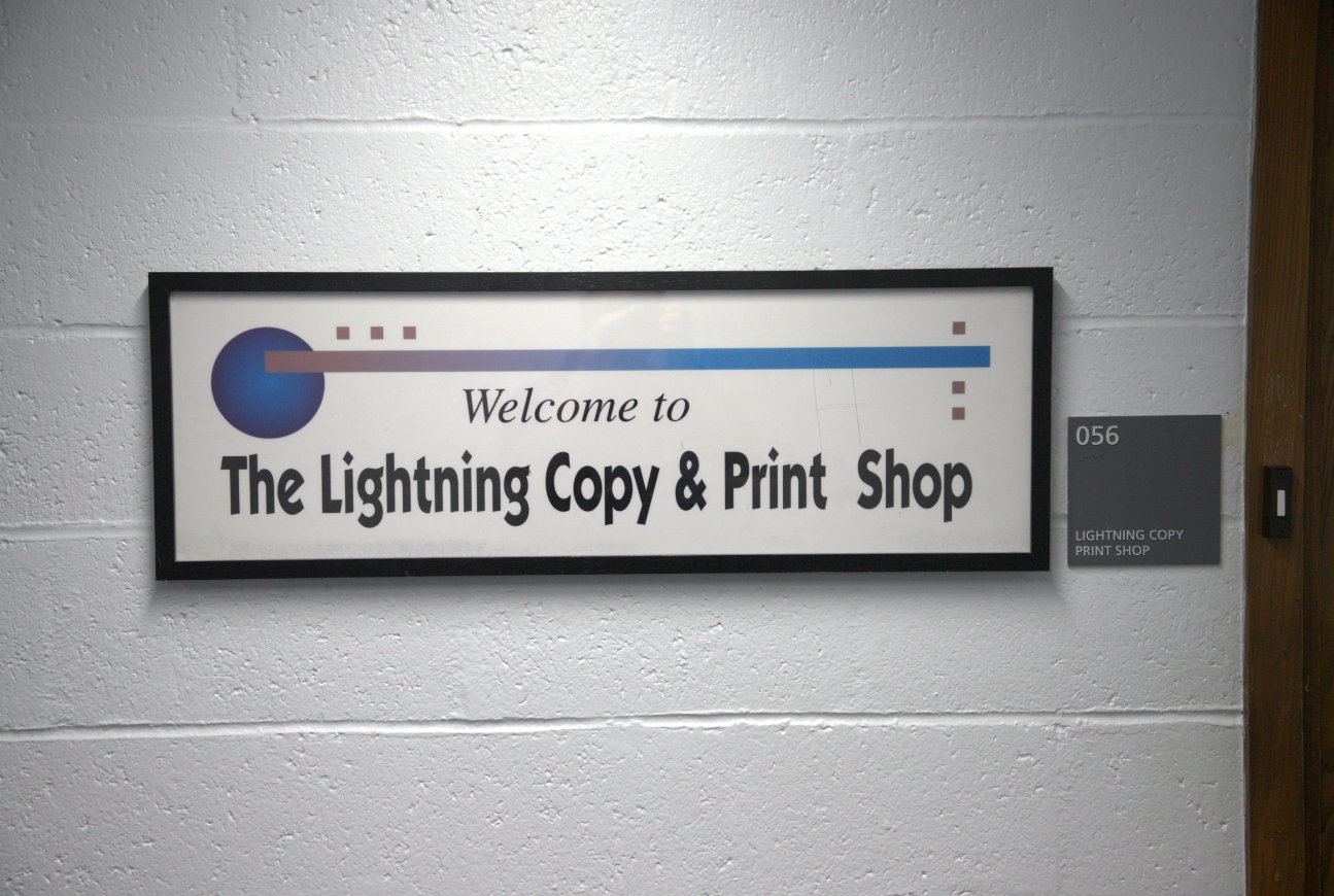 Print Shop Sign