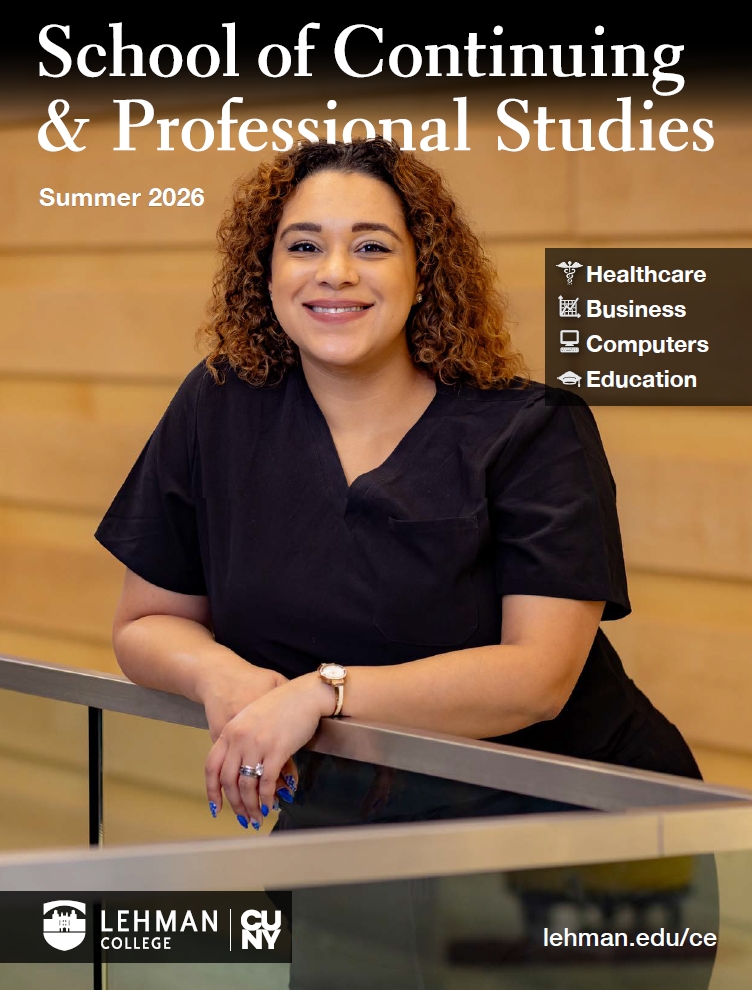 Front cover of Lehman College SCPS Summer 2026 Catalog