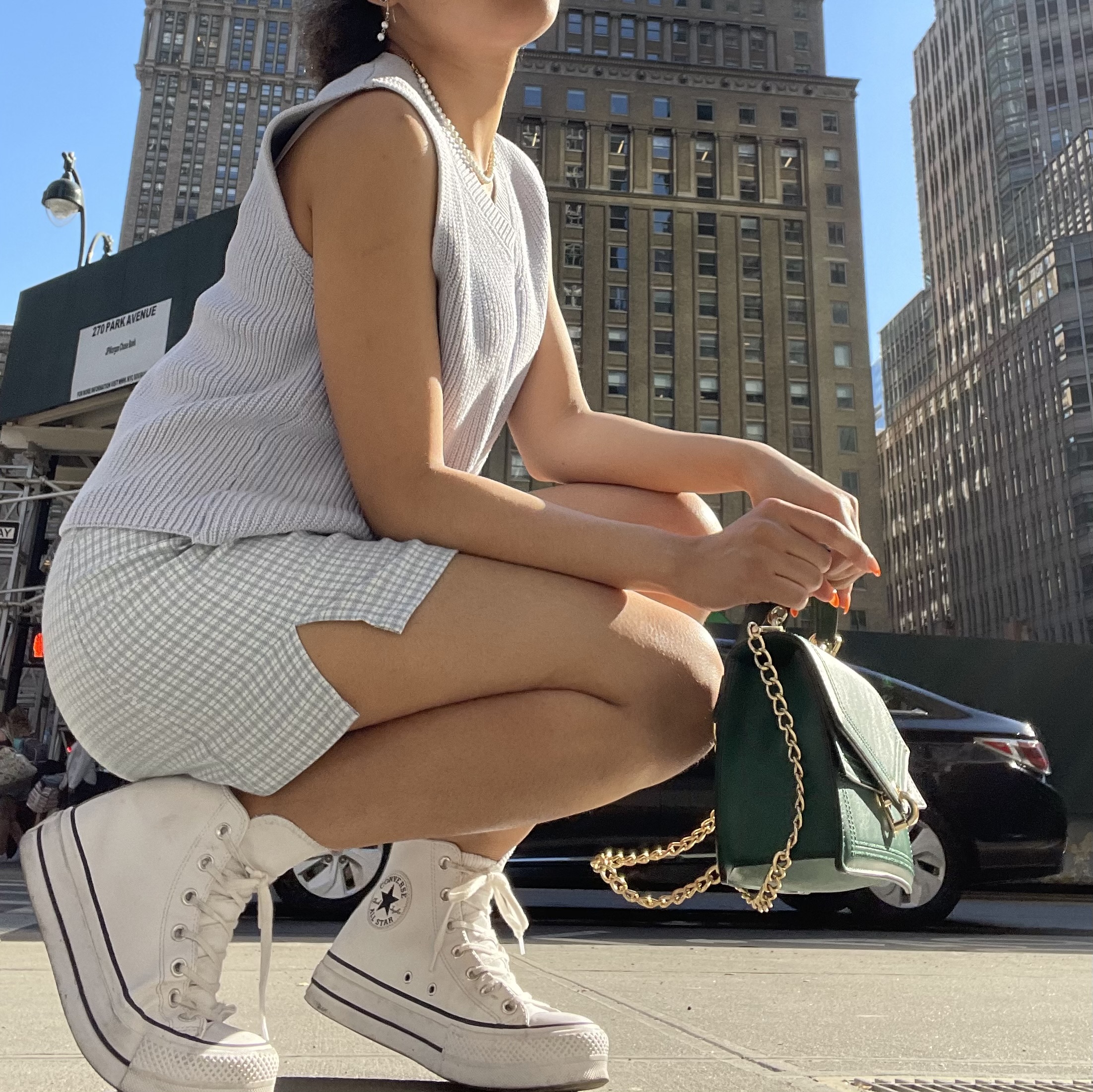 Fashion: Student Showing Outfit and Sneakers