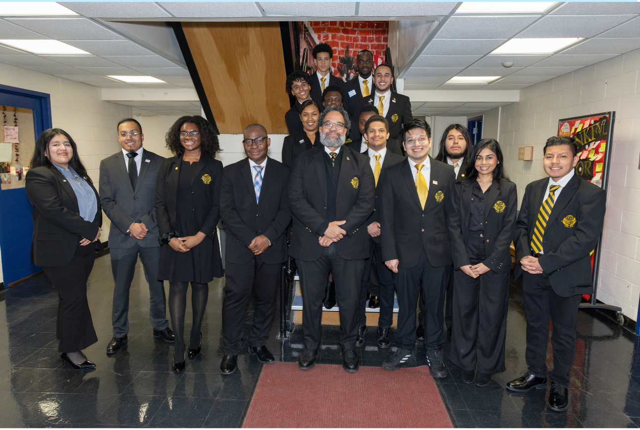 Photo of Campus Visit of Senator Nathalia Fernandez with members of Urban Male Leadership Program -