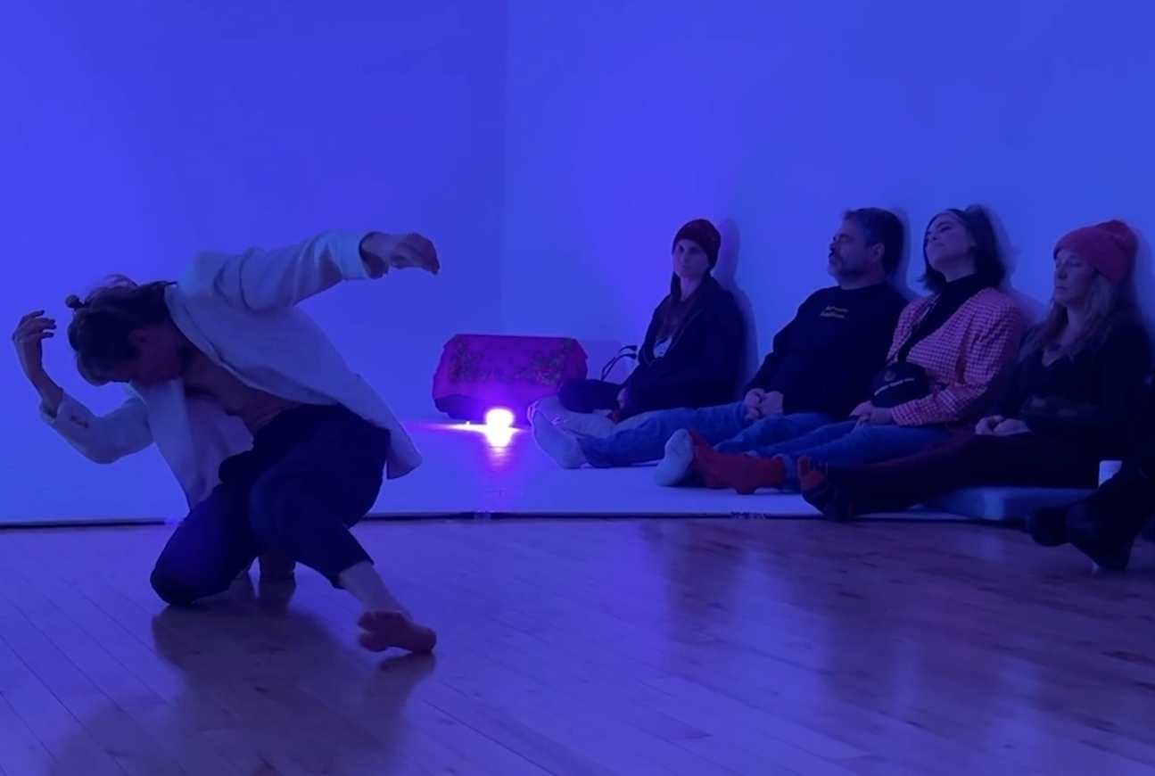 Photo of dancers rehearsing