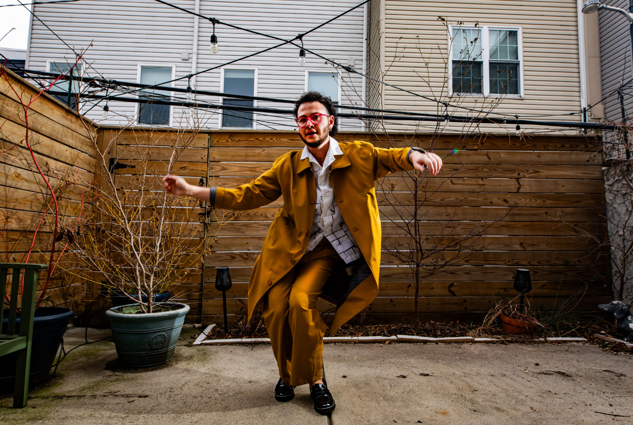 Photo of dancer rehearsing