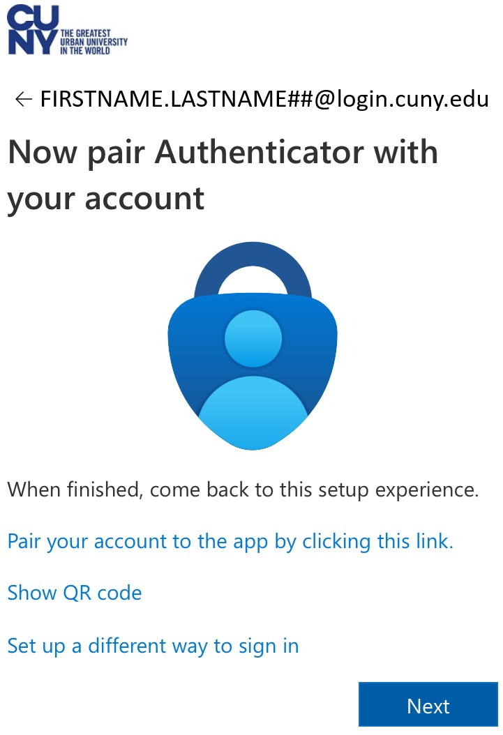 How to Add Your New Student Email to the Outlook Desktop App iPad/iMac Step7a