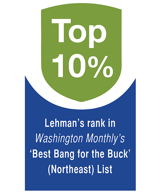 Lehman’s rank in Washington Monthly’s ‘Best Bang for the Buck’ (Northeast) List