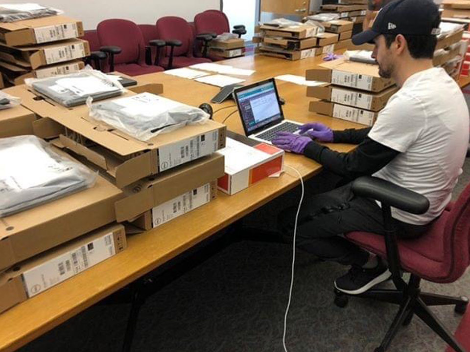 Lehman Laptop Loaner Program Keeps Students on Track and in Class