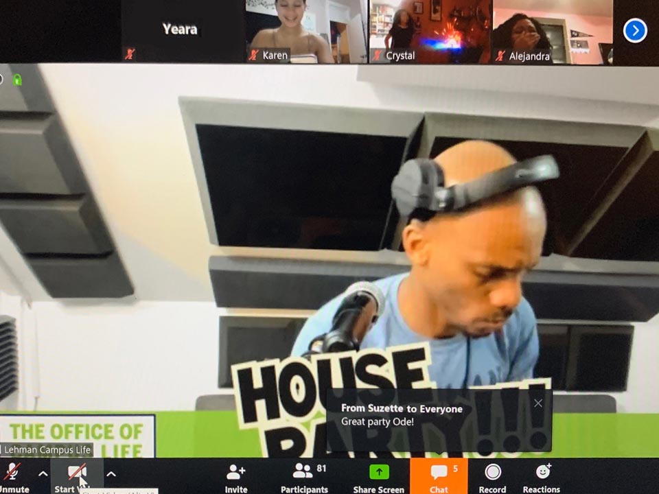 Lehman Alum DJ PHNXMP Teams Up with Campus Life for Virtual House Party