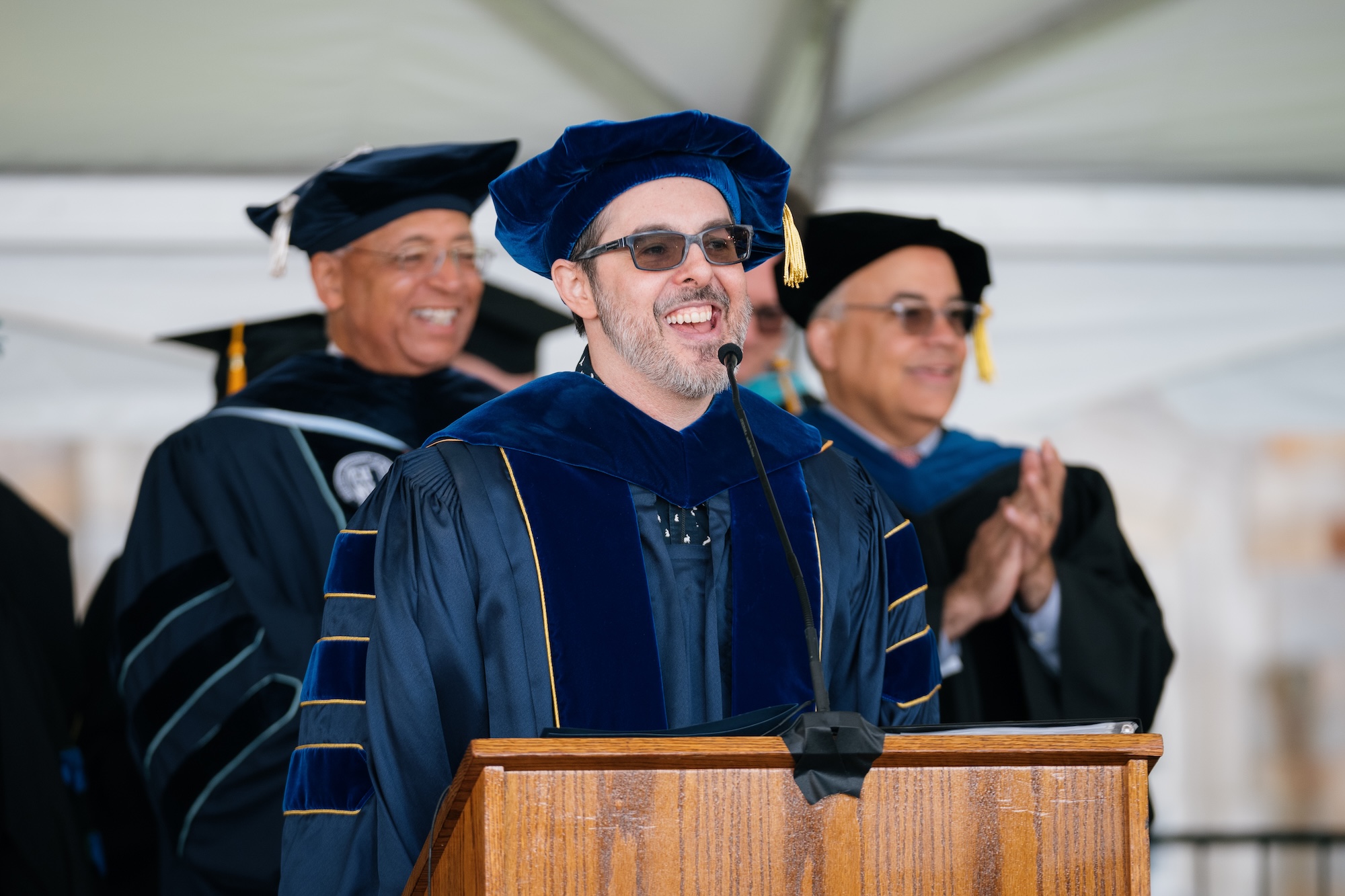 Juan-Jesús Payán Speaking at Lehman College's 2024 Commencement