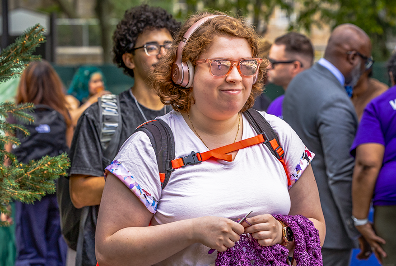 Girl With Crotchet