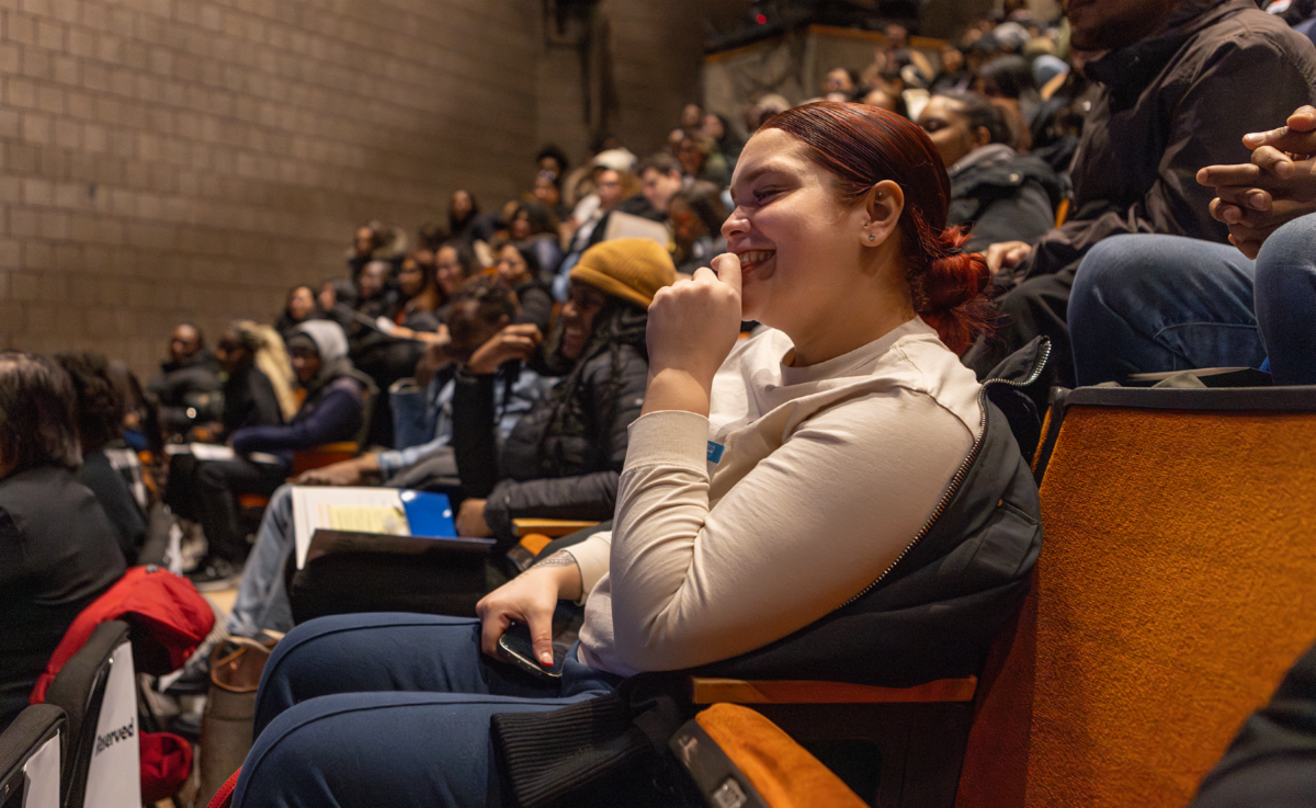 Students in Auditorium at Orientation