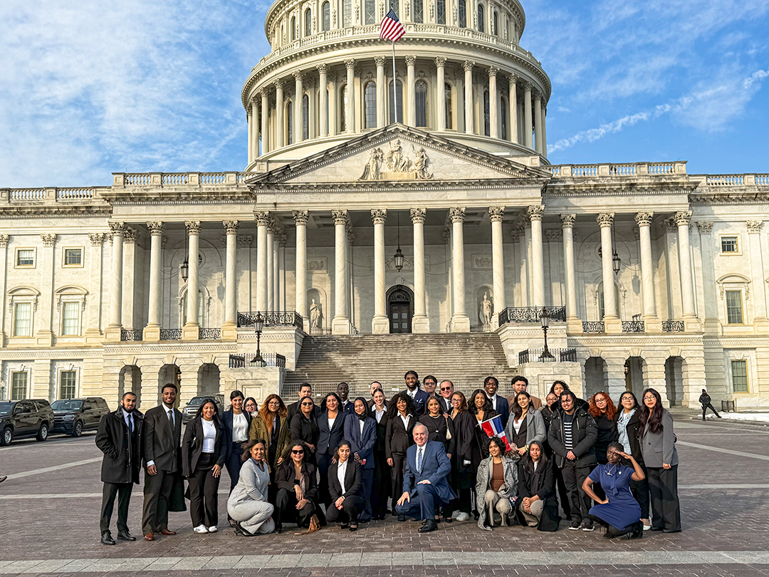 Students at the Capitol Building Dominicans on the Hill