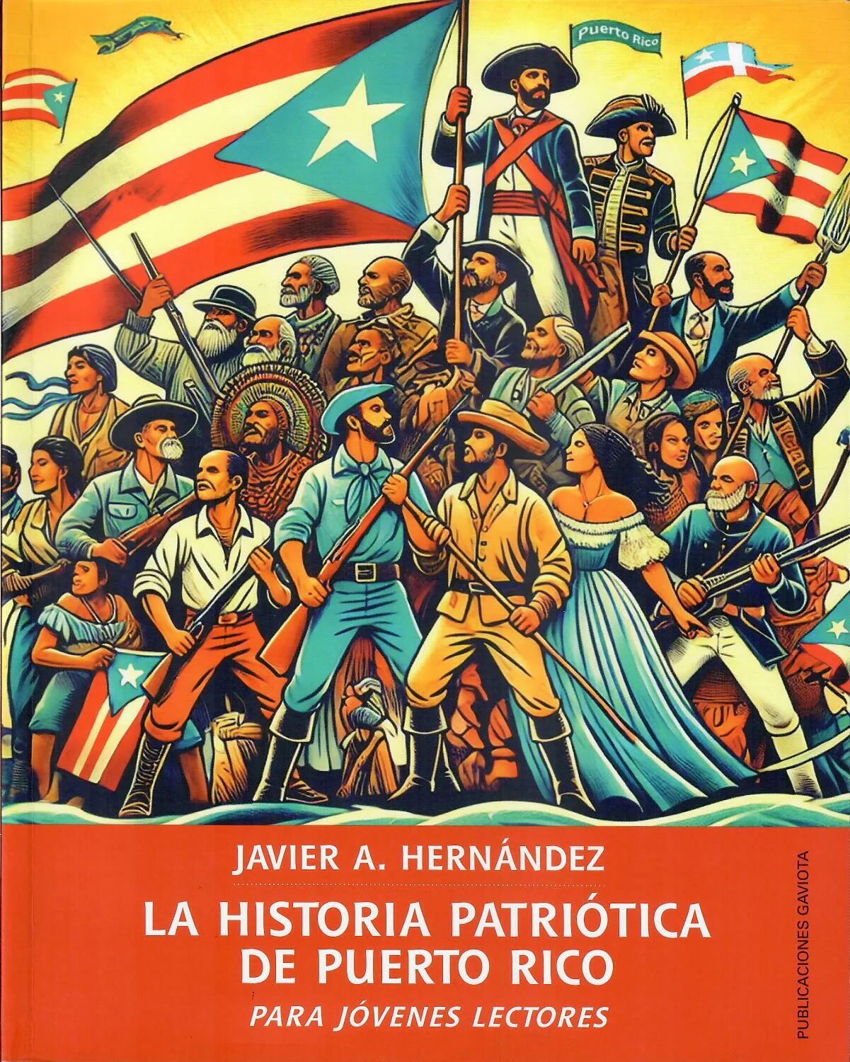 Cover image of The Patriotic History of Puerto Rico for Young Readers.