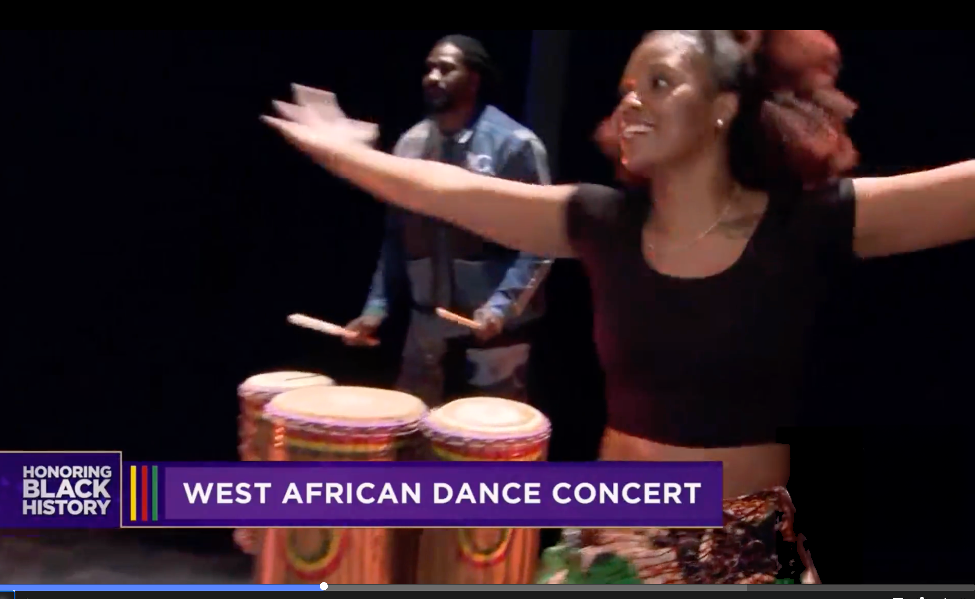 Members of Kofago Dance Ensemble rehearse.