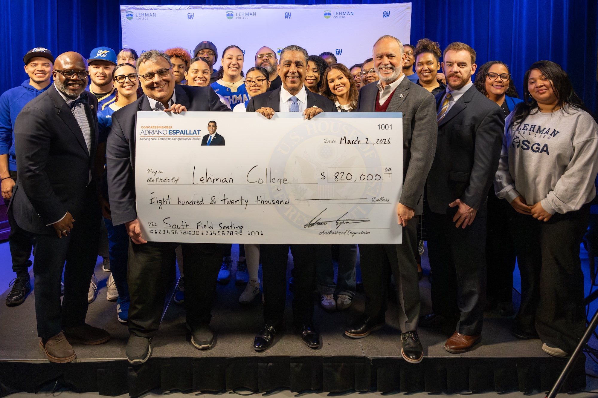 Espaillat Announces $820K for South Field Funding