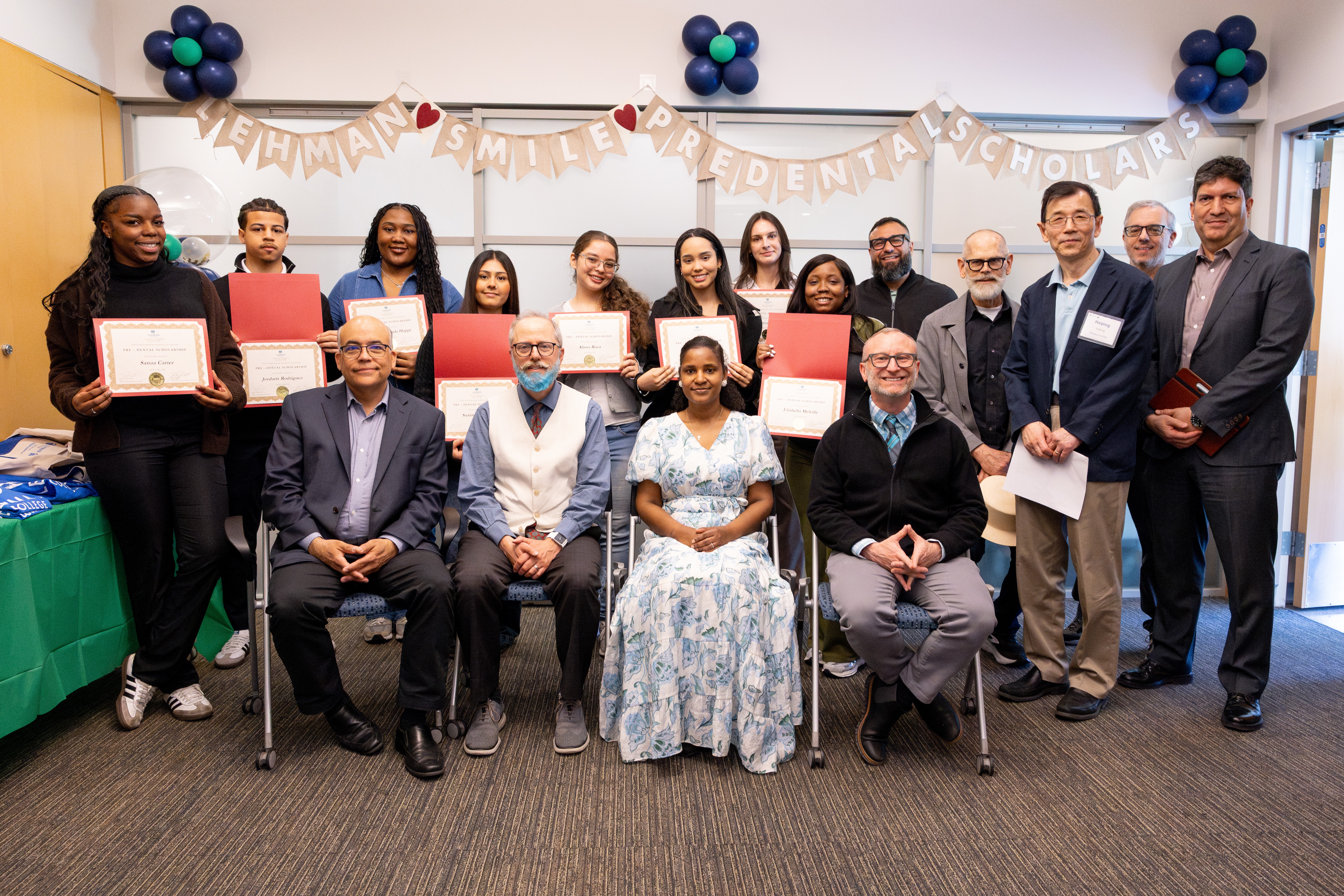 Group photo of students and faculty
