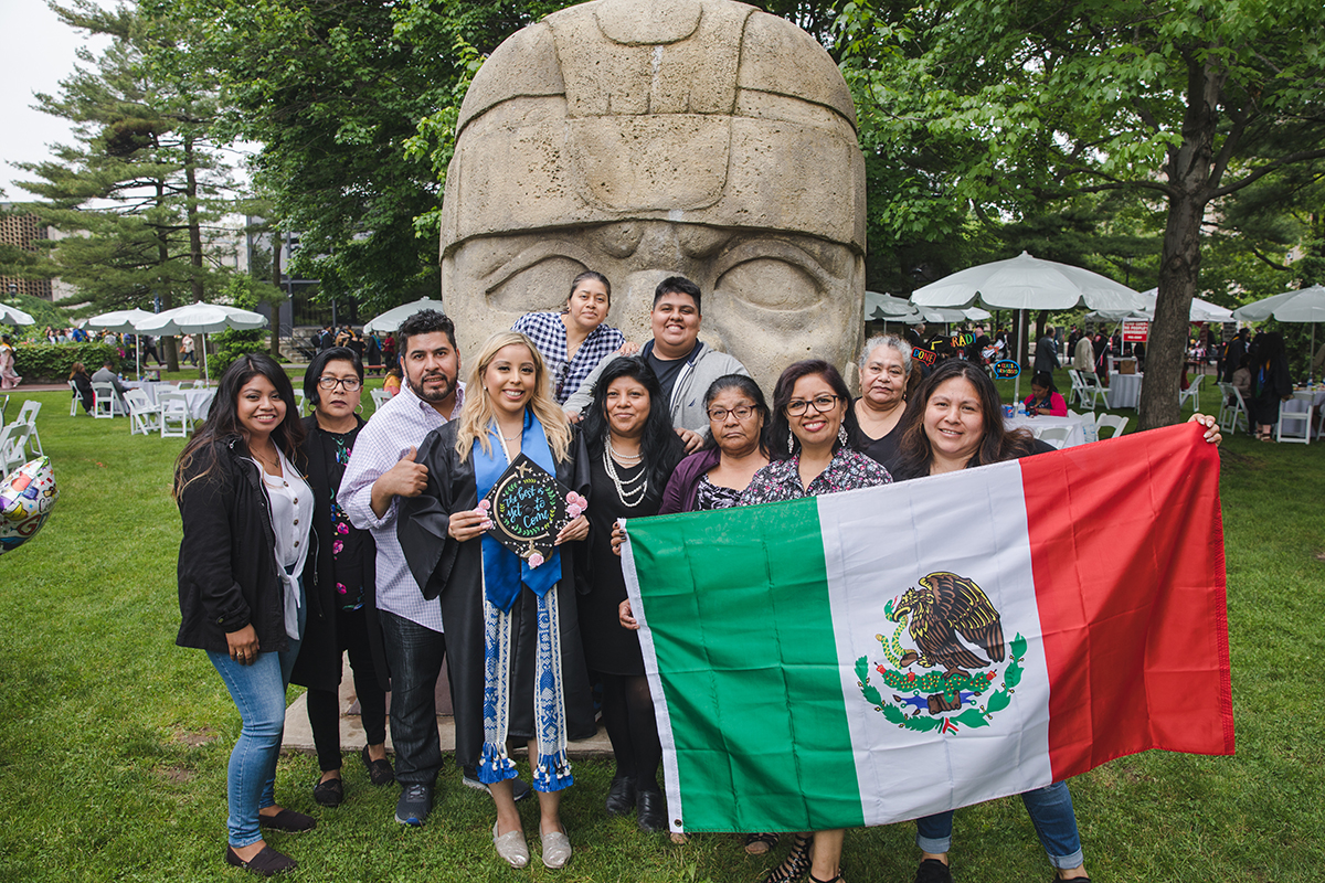 Photo of students representing the CUNY Mexican Studies Institute