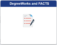 Picture of DegreeWorks and FACTS Tile