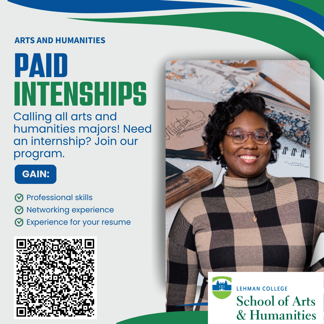 Poster for internship program