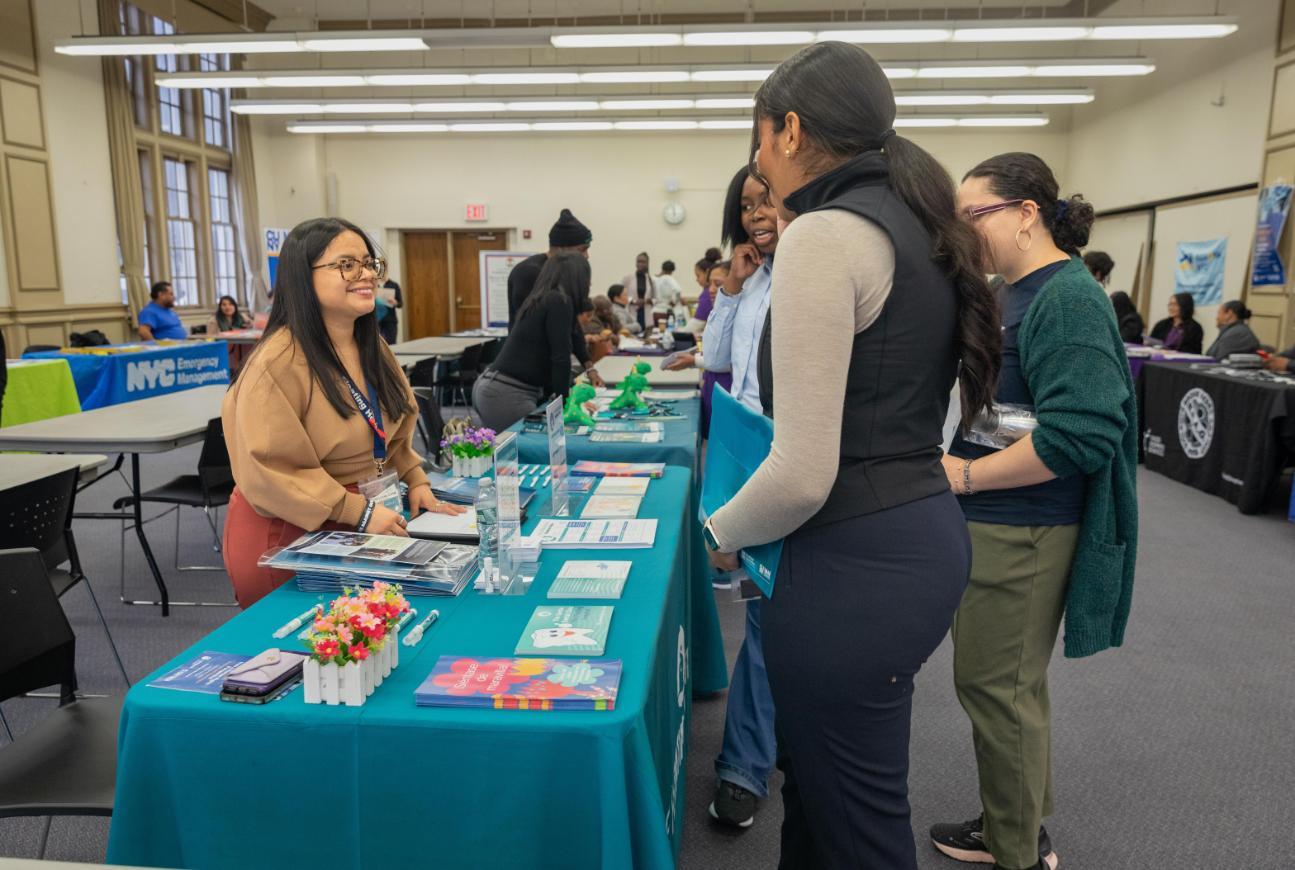 Students Tabling at an event