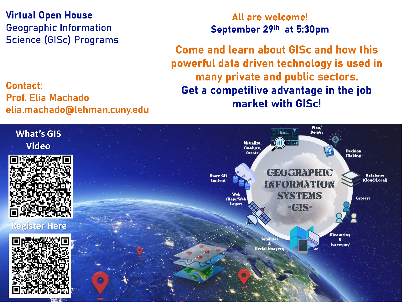 flier for GIS virtual open house September 29 2026