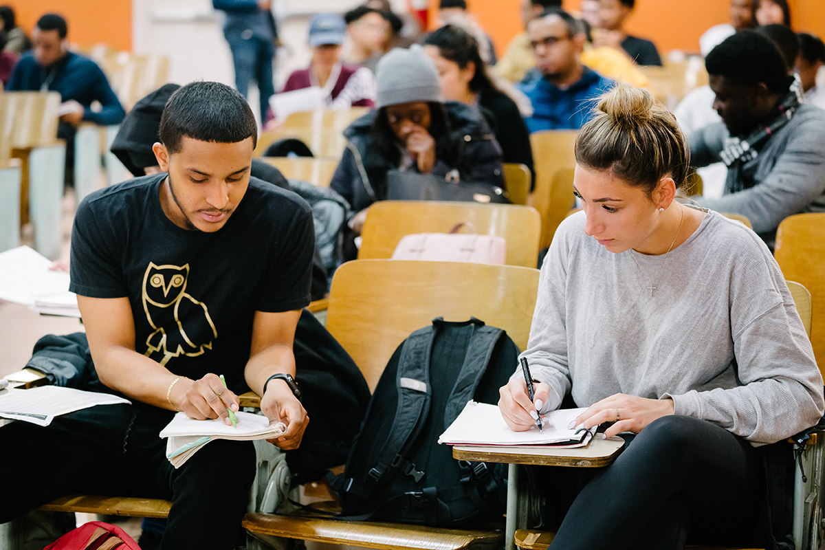 Photo of students in room