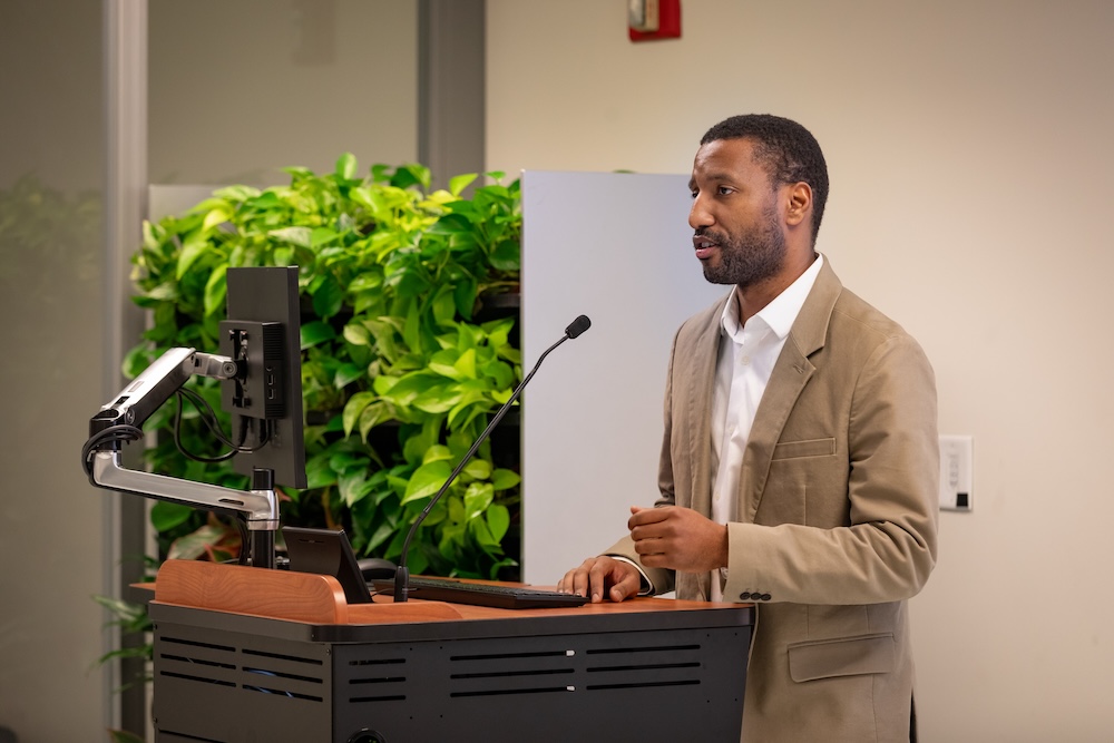 Gregory Hernandez Talking at BBTI